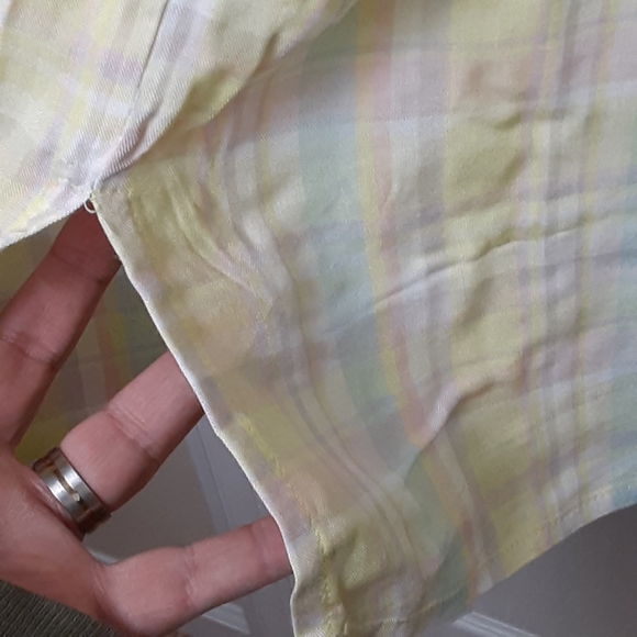 NWT Buffalo David Bitton Top Yellow XL Let's Plaid - Picture 4 of 15